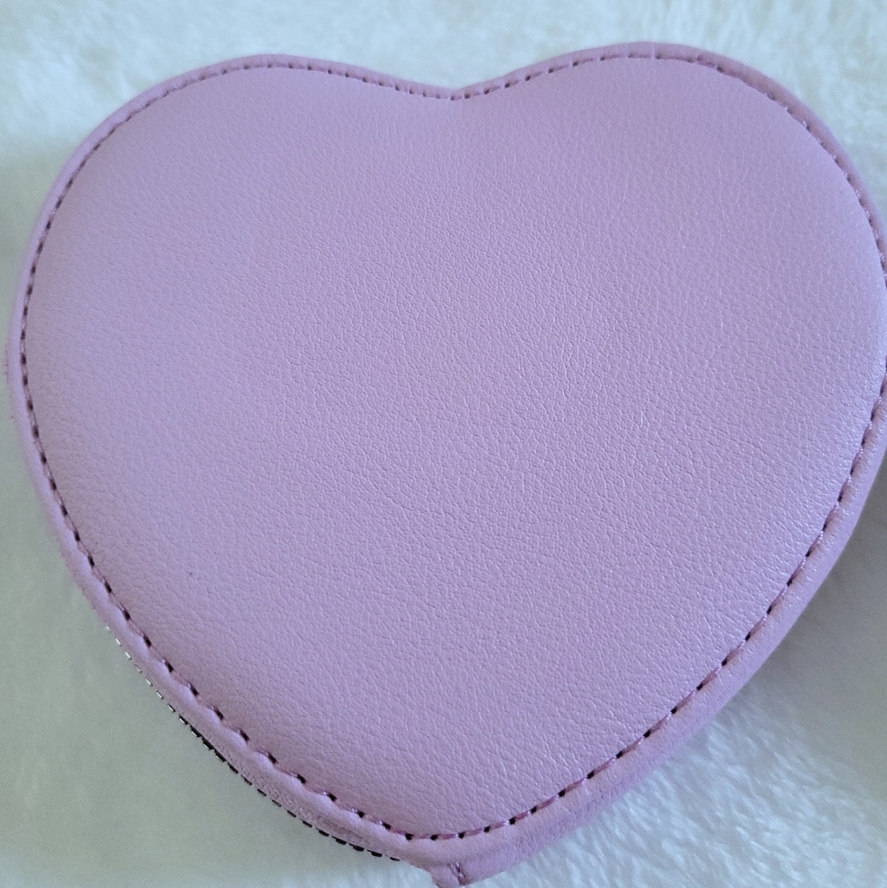 Juicy🍊 Couture "Orchid Bouquet"💐 Glam Heart❤ Zip Around Coin🪙 Purse - NWT - Picture 13 of 15